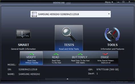 hddscan free hdd diagnostic utility